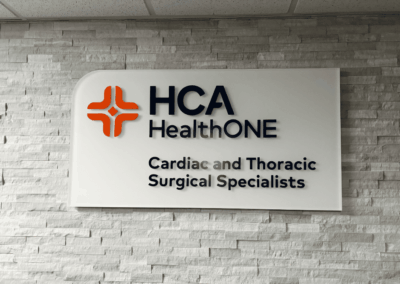 Interior Signage for Healthcare Rebrand