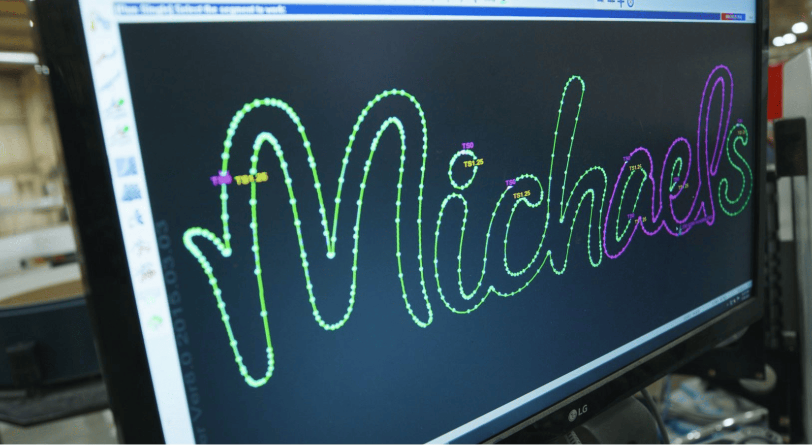 Engineering Drawing for Signage to be Built
