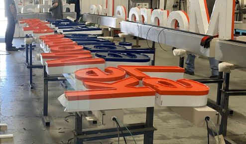 Sign Fabrication for Exterior Channel Letters