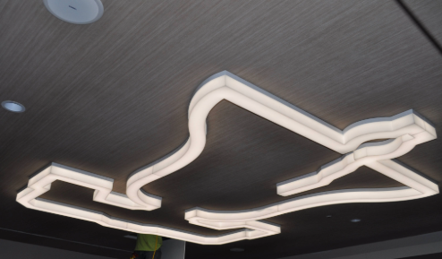 Custom Interior Lighting Structure