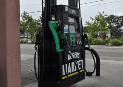 Gas Station Pump with Branding