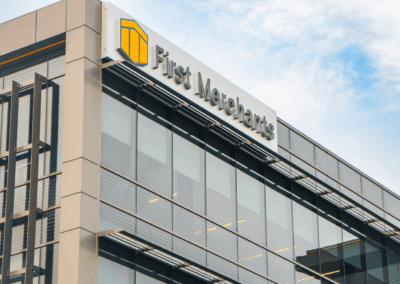 Exterior sign on Office Building