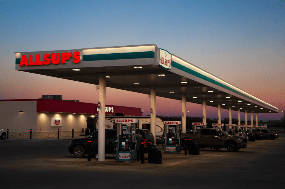 Gas Station Exterior Signage