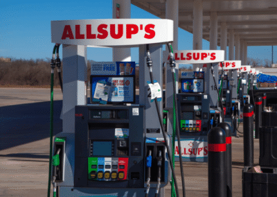 Gas Station Fuel Pumps